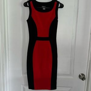 Cache Contour Collection Red/Black dress